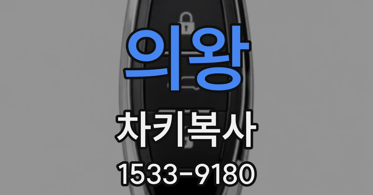의왕 차키복사