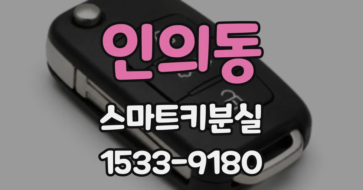 인의동 스마트키분실