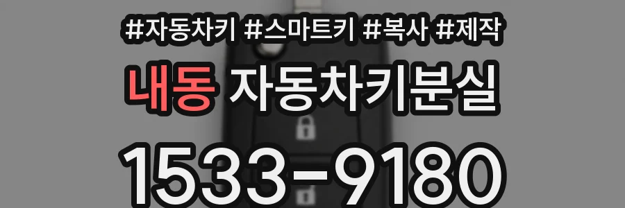 내동 자동차키분실