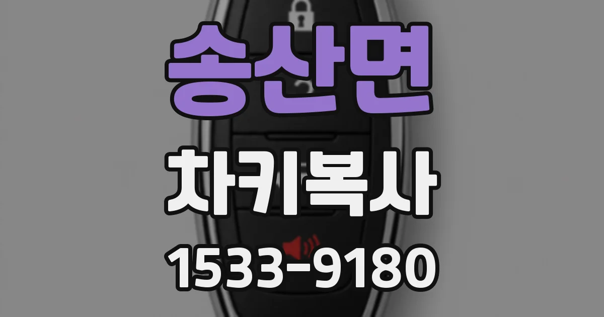 송산면 차키복사