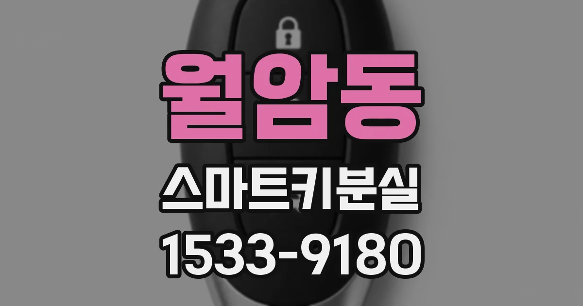 월암동 스마트키분실