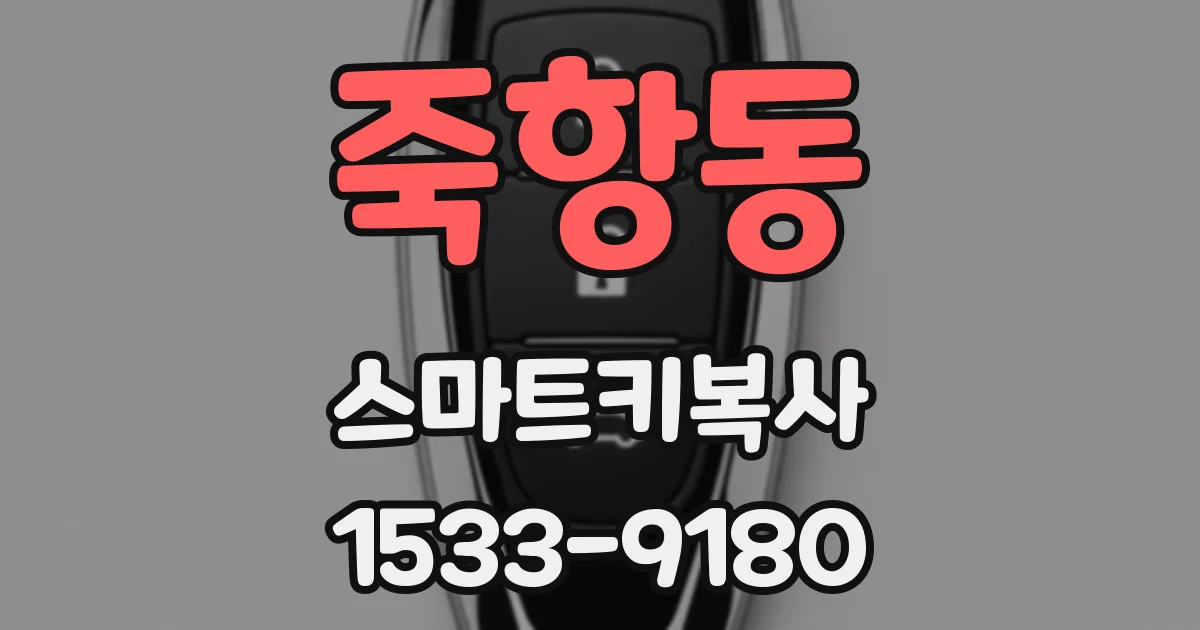 죽항동 스마트키복사