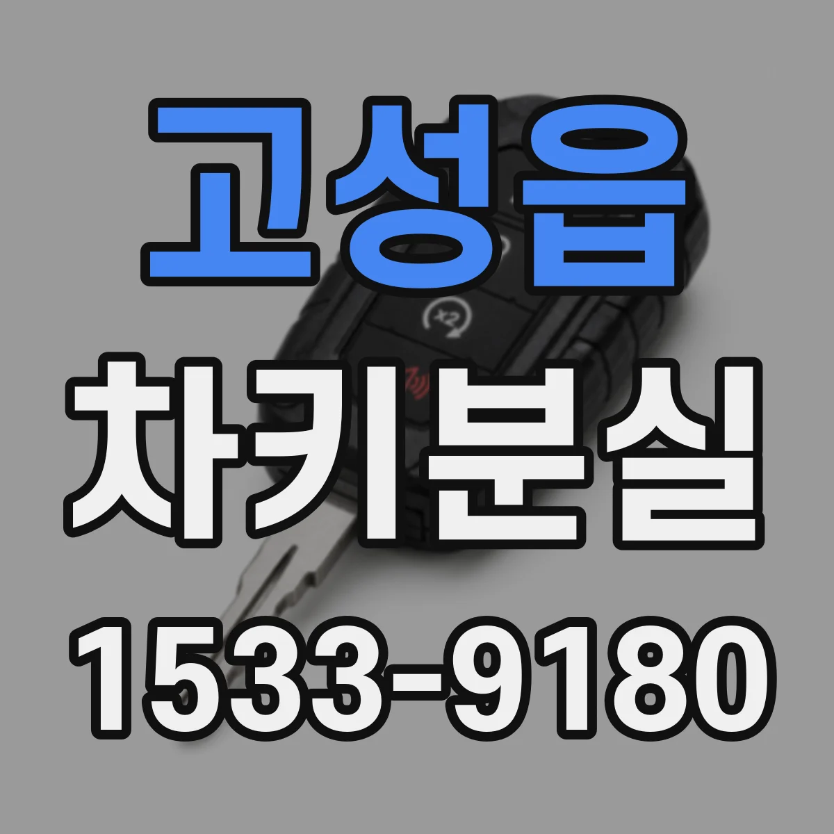 고성읍 차키분실