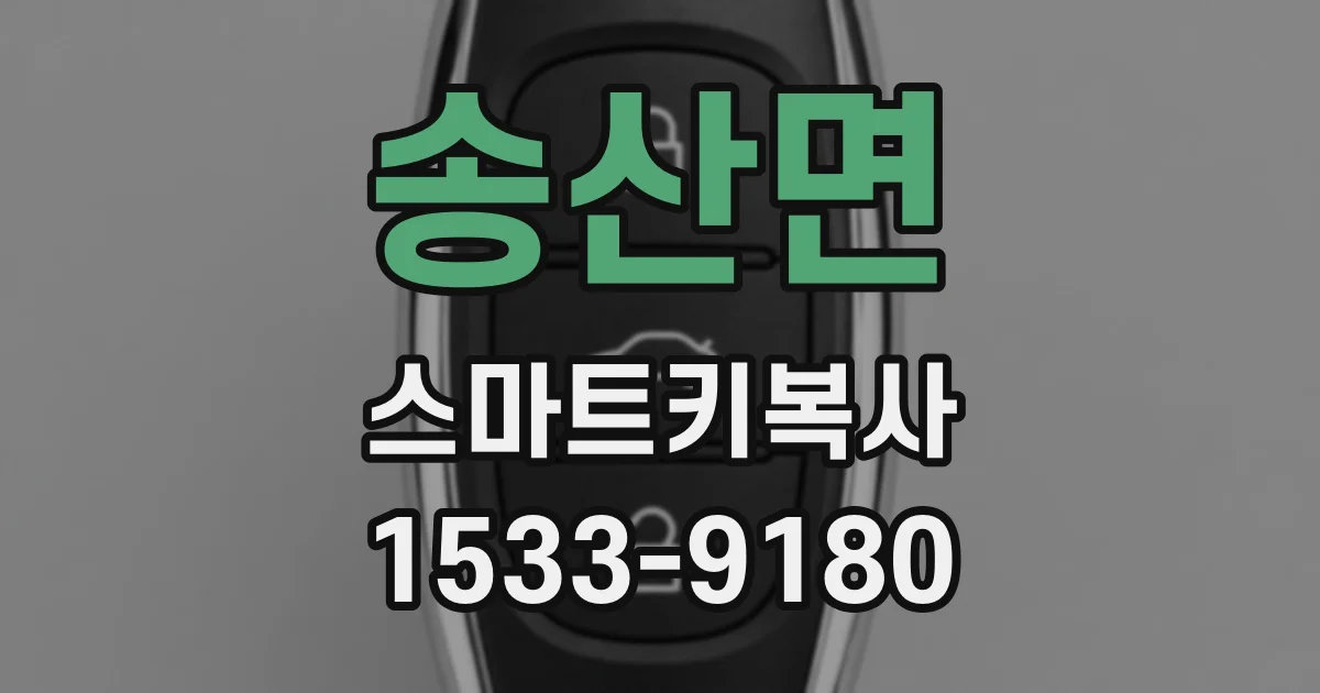 송산면 스마트키복사
