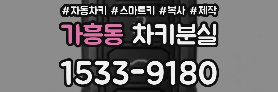 가흥동 차키분실