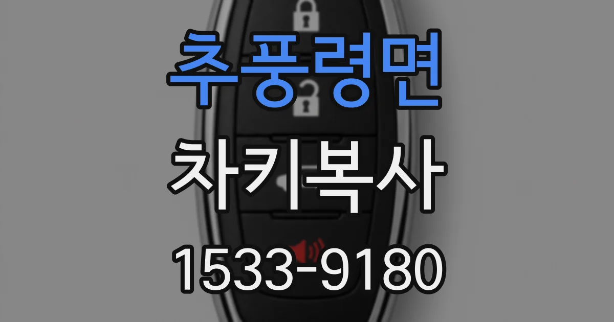 추풍령면 차키복사