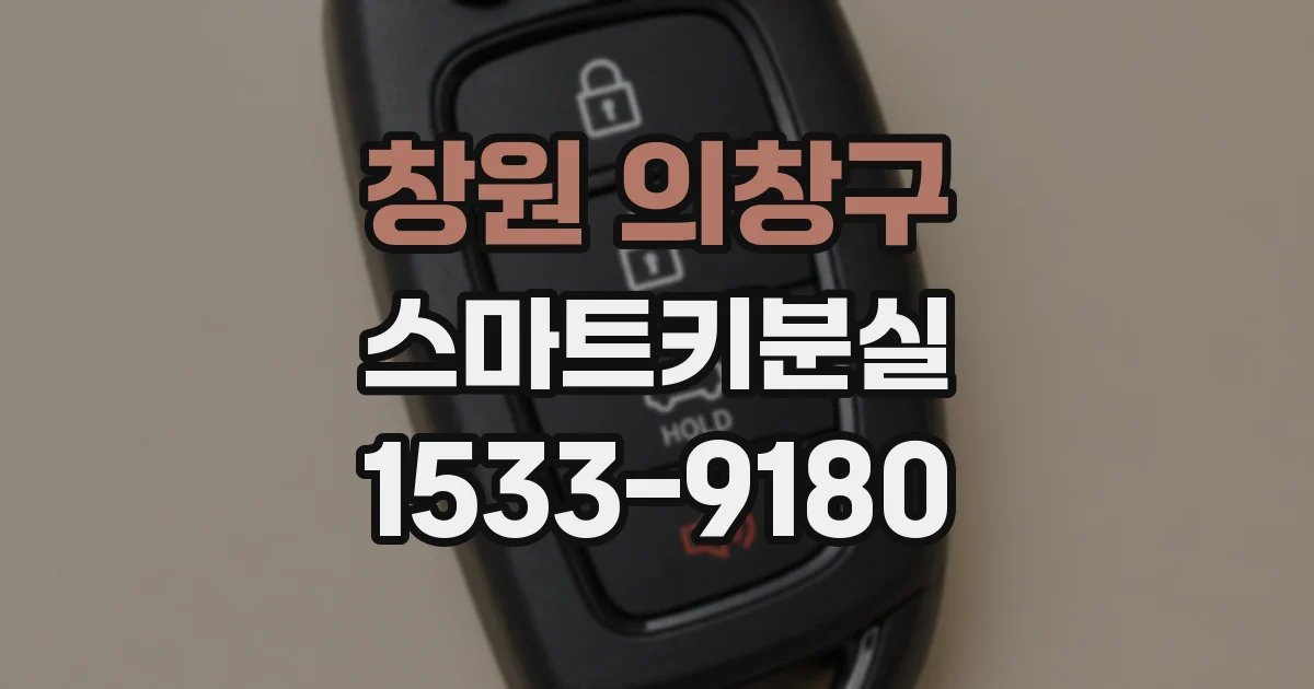 창원 의창구 스마트키분실