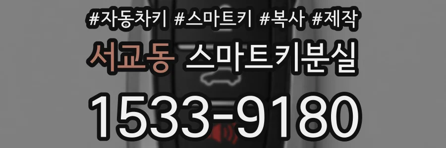 서교동 스마트키분실