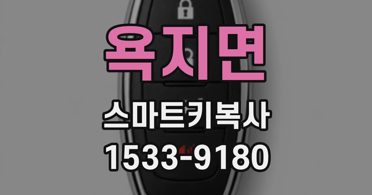 욕지면 스마트키복사