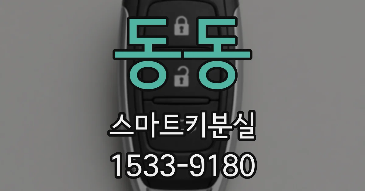 동동 스마트키분실