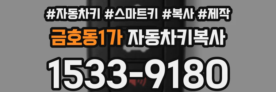 금호동1가 자동차키복사