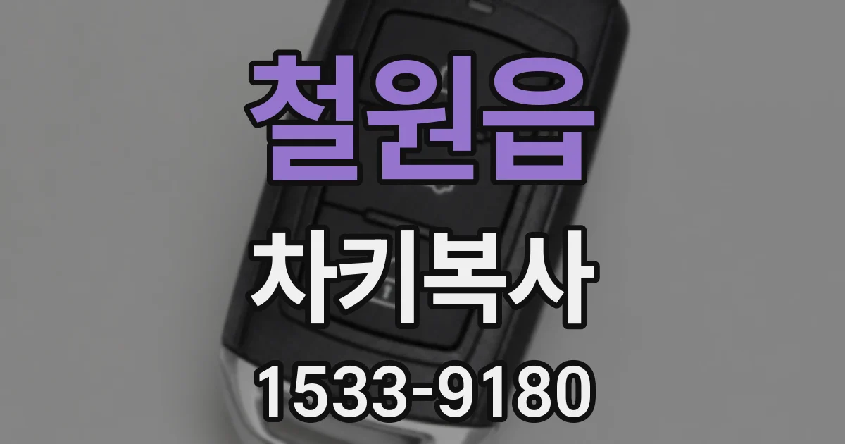 철원읍 차키복사