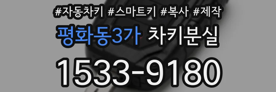 평화동3가 차키분실