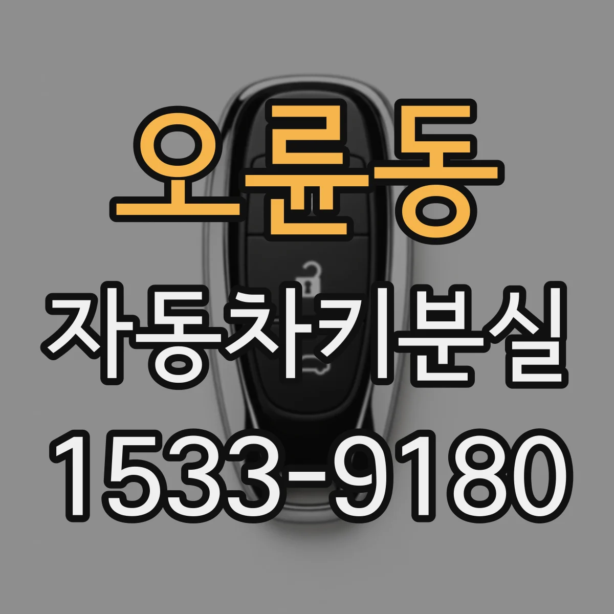 오륜동 자동차키분실