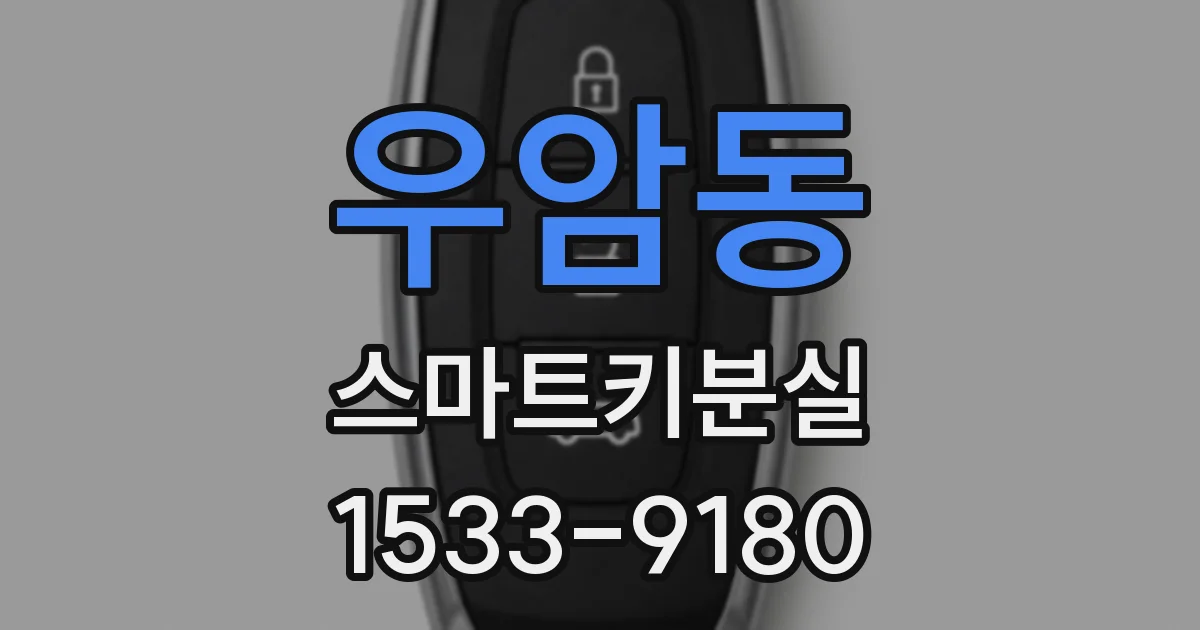 우암동 스마트키분실