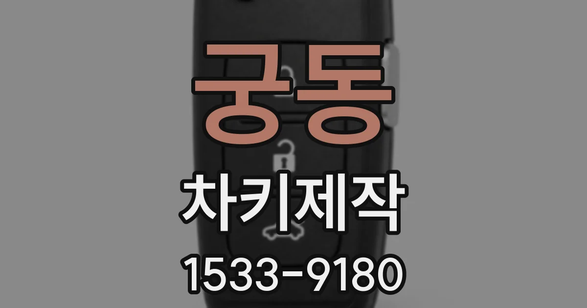 궁동 차키제작