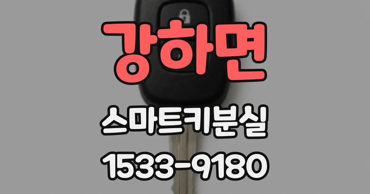 강하면 스마트키분실