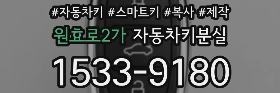 원효로2가 자동차키분실