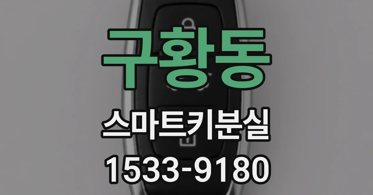 구황동 스마트키분실