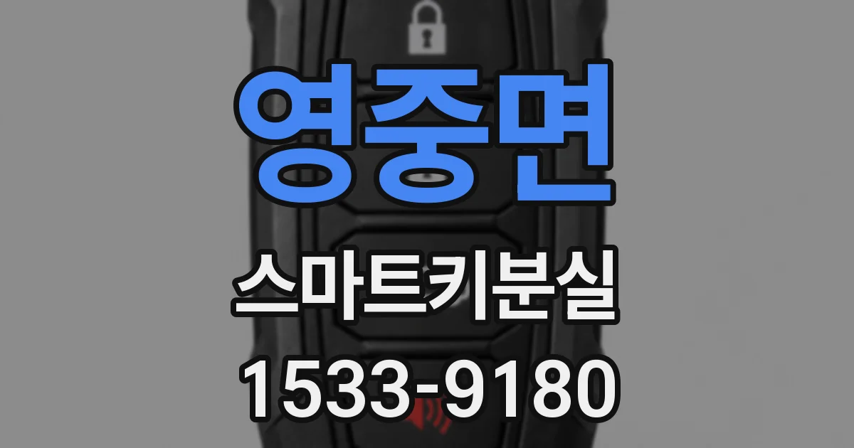 영중면 스마트키분실