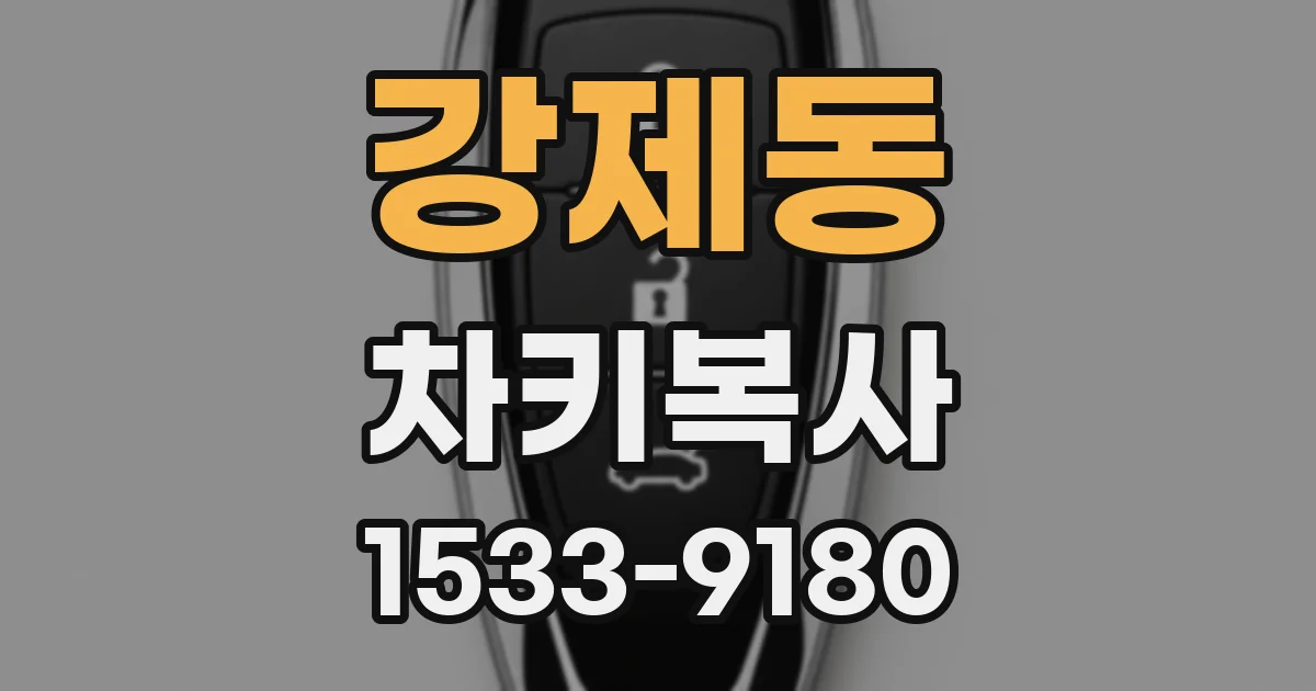 강제동 차키복사