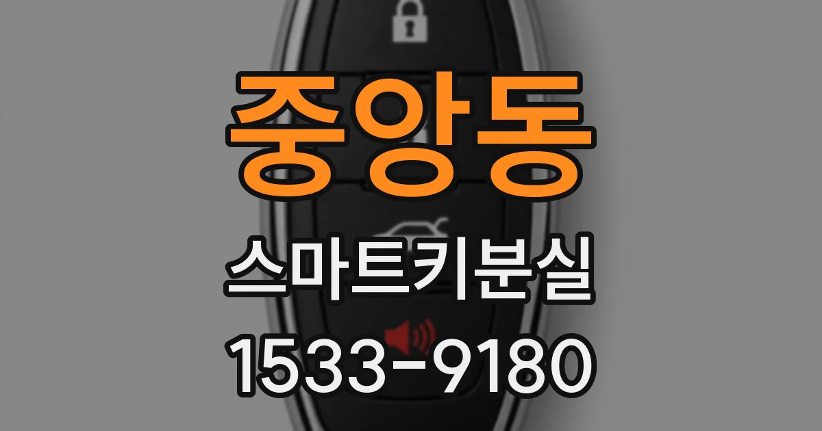 중앙동 스마트키분실