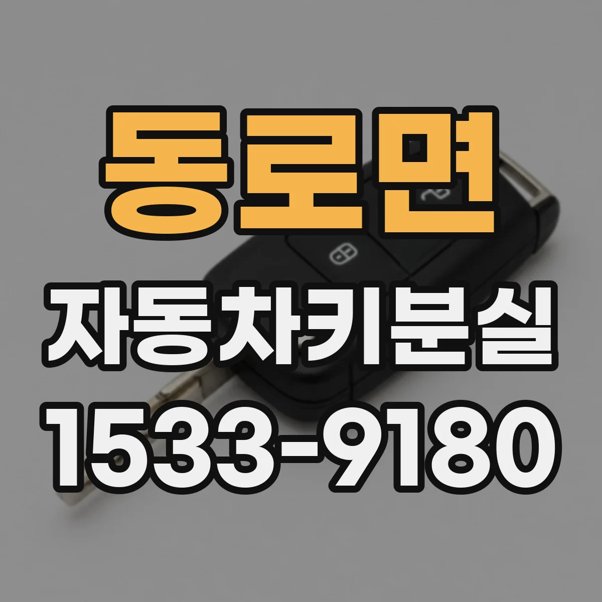 동로면 자동차키분실