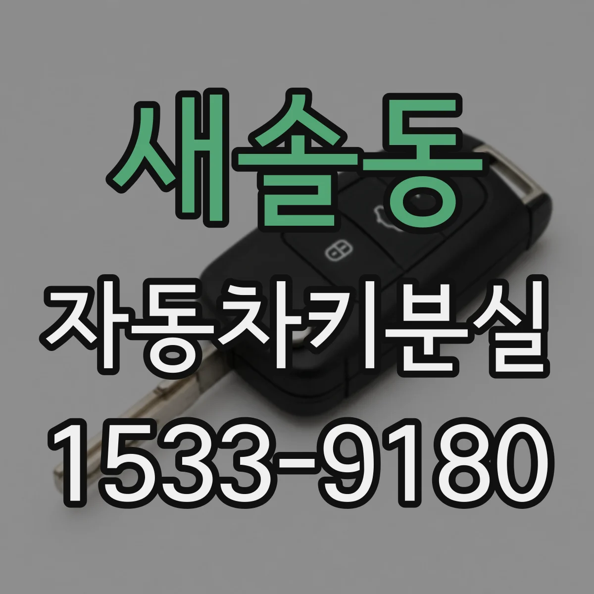 새솔동 자동차키분실