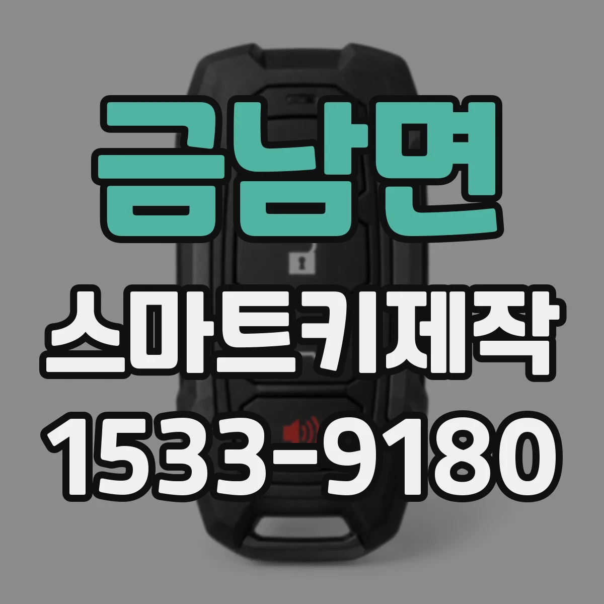 금남면 스마트키제작