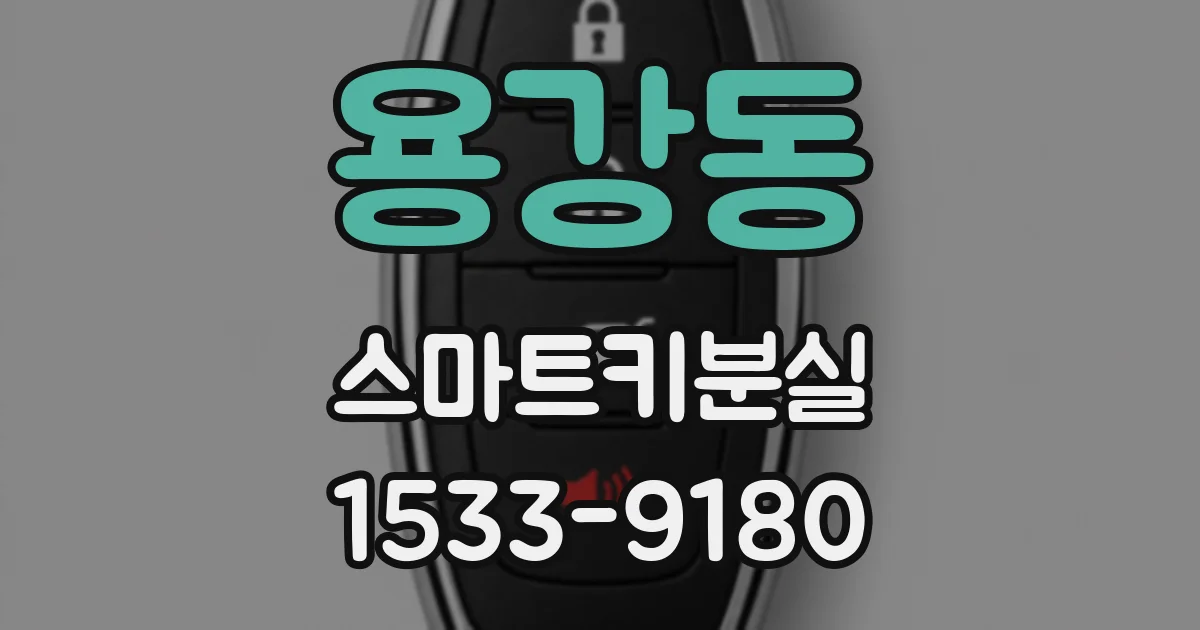 용강동 스마트키분실