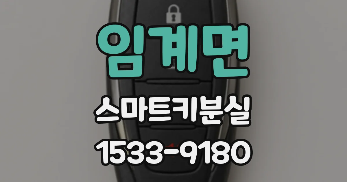 임계면 스마트키분실