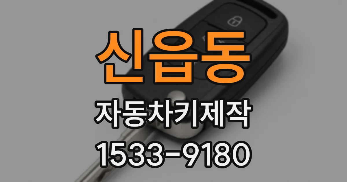 신읍동 자동차키제작