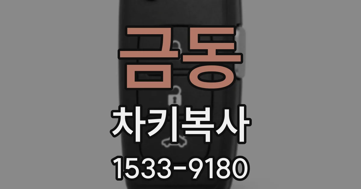 금동 차키복사