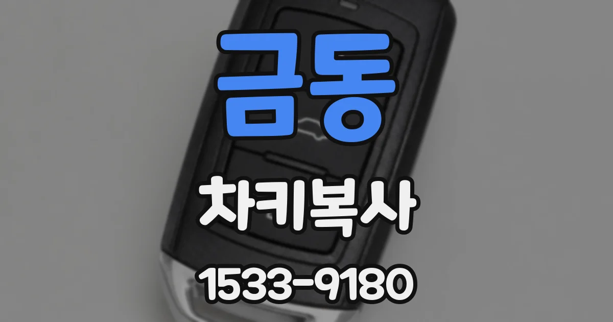 금동 차키복사