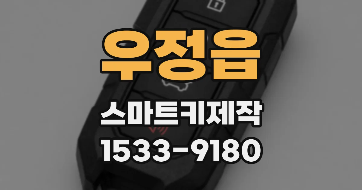 우정읍 스마트키제작