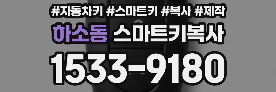 하소동 스마트키복사