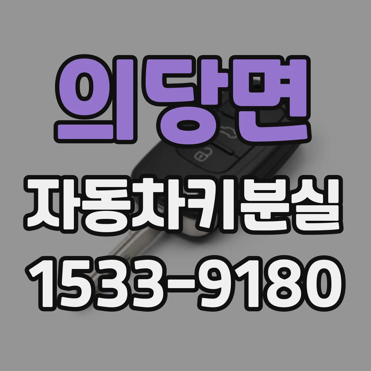 의당면 자동차키분실