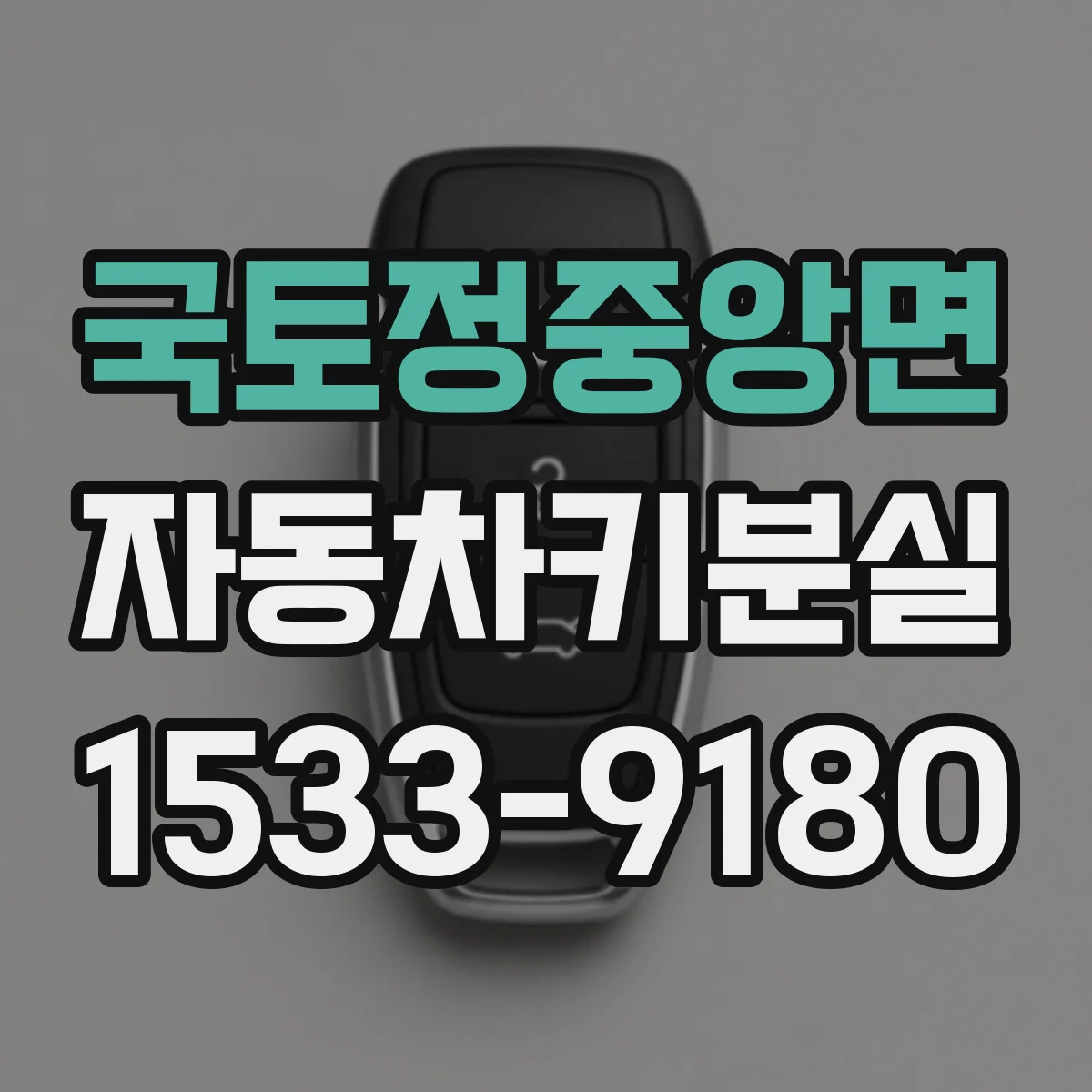 국토정중앙면 자동차키분실