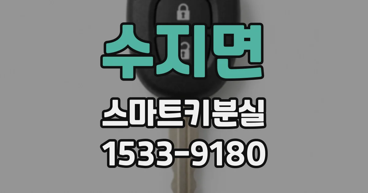수지면 스마트키분실