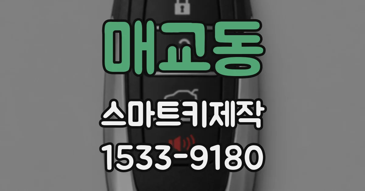 매교동 스마트키제작