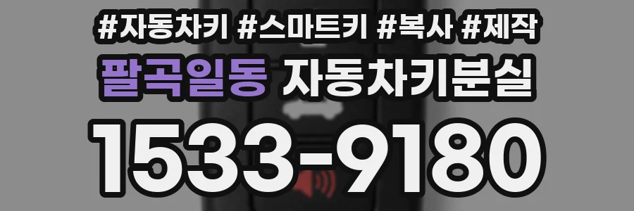 팔곡일동 자동차키분실