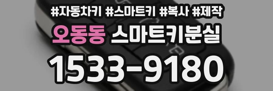 오동동 스마트키분실