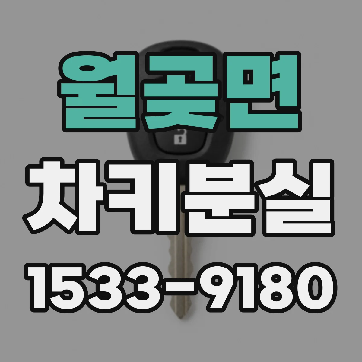 월곶면 차키분실