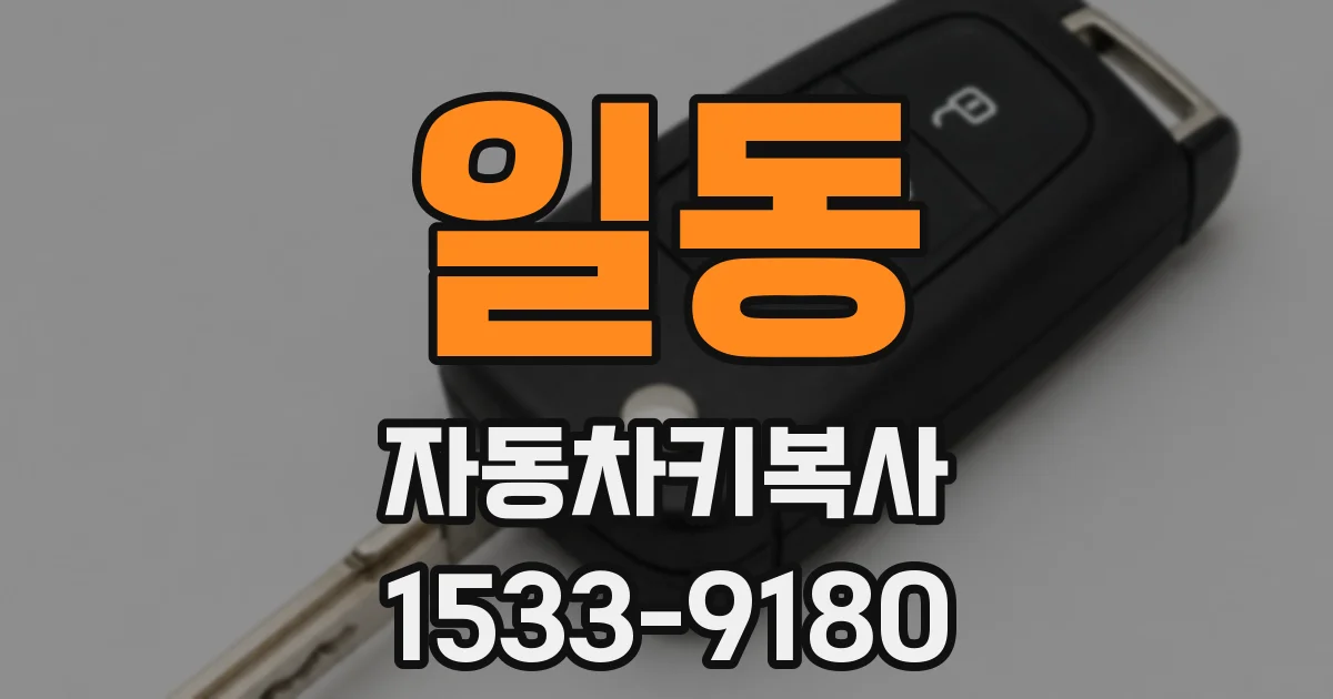 일동 자동차키복사