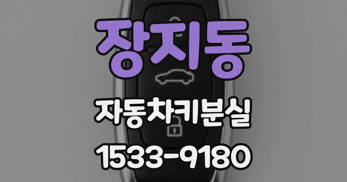 장지동 자동차키분실