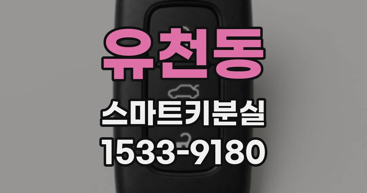 유천동 스마트키분실