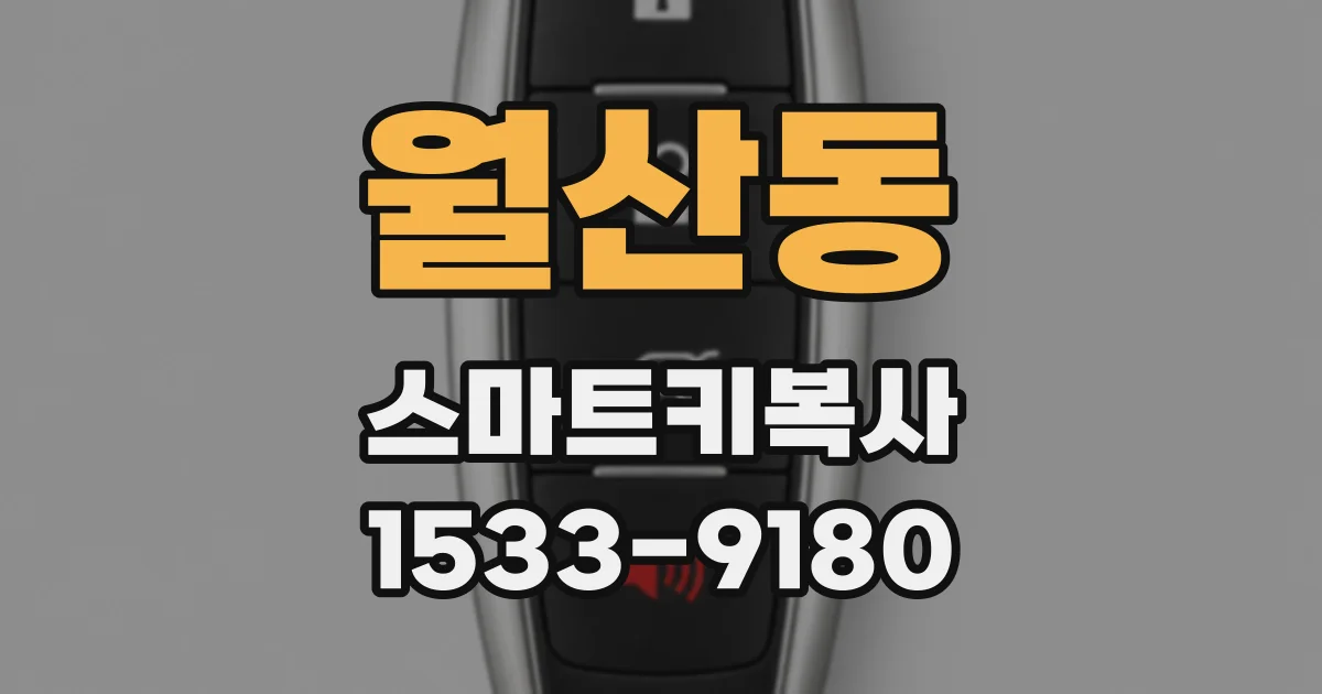 월산동 스마트키복사