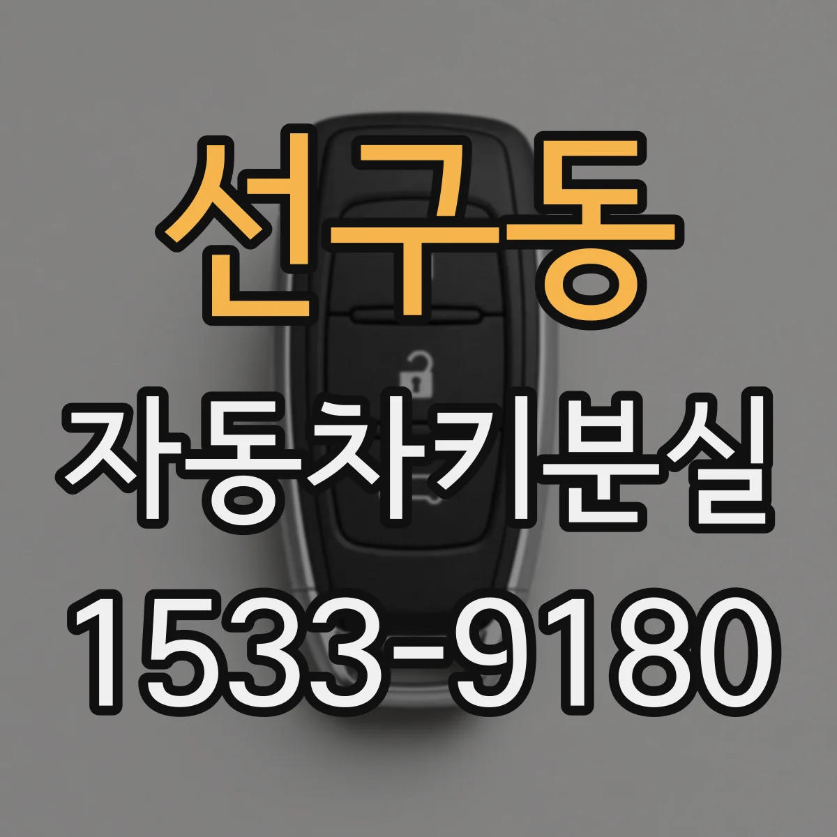 선구동 자동차키분실