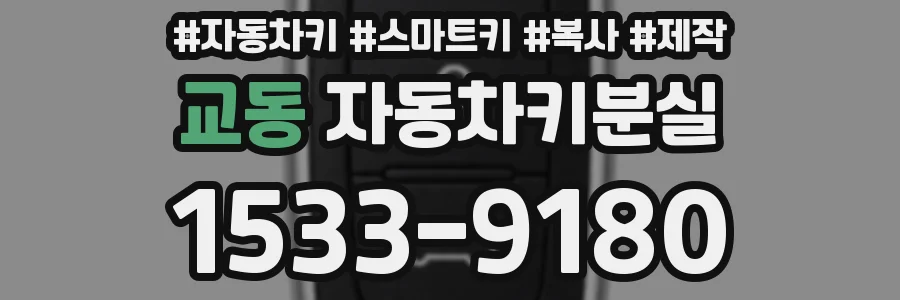 교동 자동차키분실
