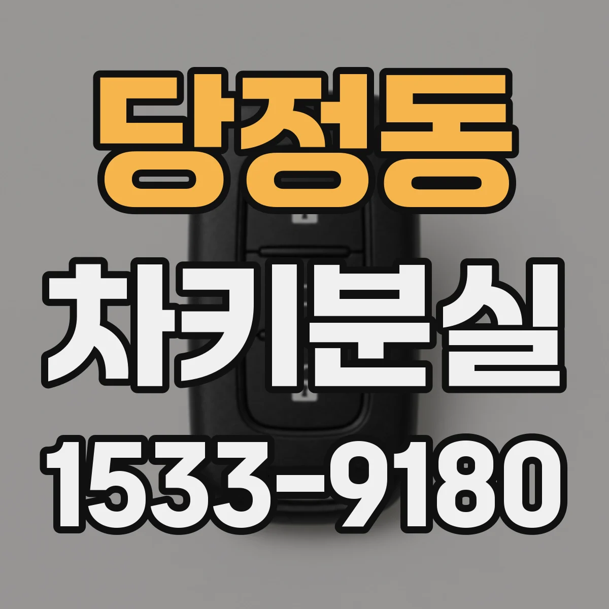 당정동 차키분실